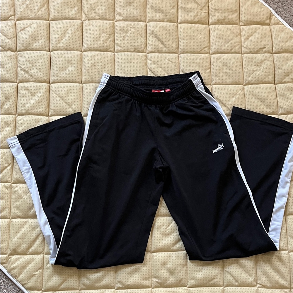 Puma Kids Black Track Pants
